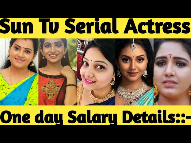 Serial Actor Actress Salary